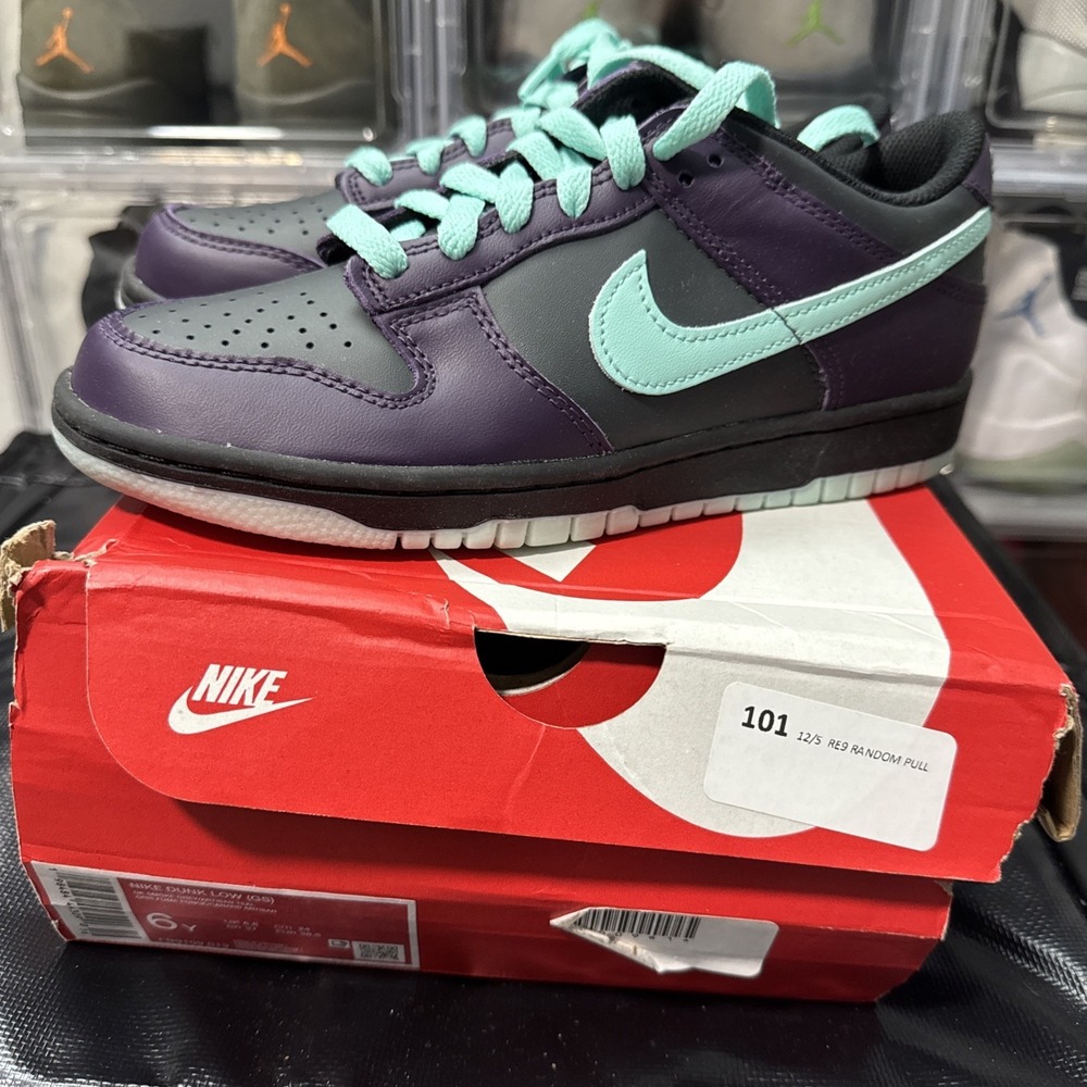 Size 6 or 8W - Nike Dunk Limited Low Wizard Purple Black Teal FB9109-013